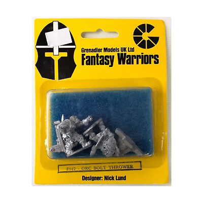 #ad Grenadier Fantasy Warriors Orcs amp; Goblins Orc Bolt Thrower Pack New $17.95