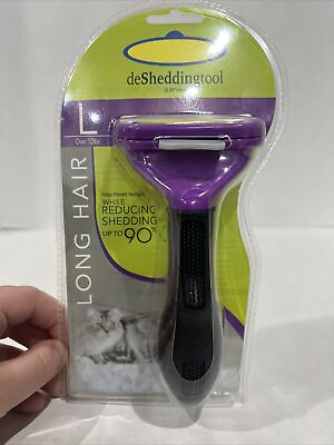 #ad deShedding Tool For Long Hair Cats Large Over 10 Lbs 2.65” Edge NEW $12.99