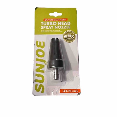 #ad Sun Joe Pressure Washer Turbo Head Spray Nozzle Quick Connect Fits Most $13.00
