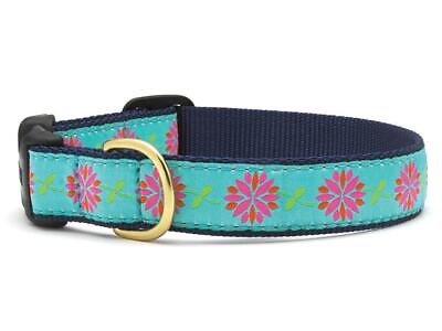 #ad Up Country Dog Collar Dahlia Darling Adjustable Made In USA XS S M L XL XXL $23.00