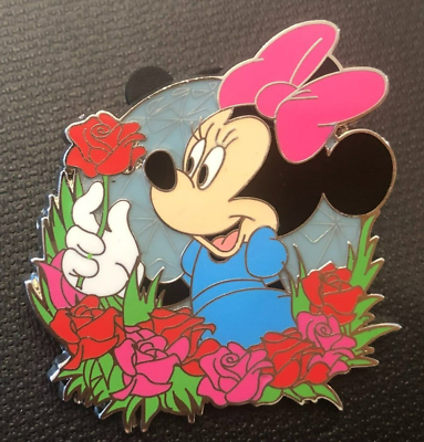 #ad Disney Pin 147469 Walt World Minnie Mouse Epcot Flower and Garden Festival roses $14.99