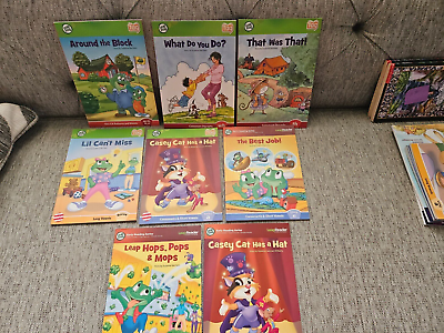 #ad Leap Frog LeapReader Interactive Books Early Reading Series Lot of 8 $14.99