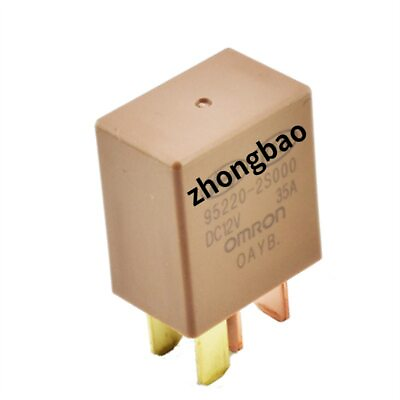 #ad 1PC Car Violet Relay 12V 35A 4 Pins Gold Color Power Relay Assembly $4.88