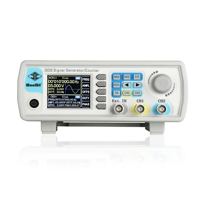 #ad SeeSii DDS Signal Generator Counter 60MHz Dual Channel Function Frequency Meter $119.99