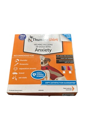 #ad ThunderShirt Dog Anxiety Calming Training Jacket XXS up to 8lbs BLUE Open Box. $29.99