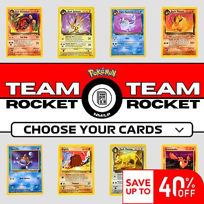 #ad 2000 Pokemon Team Rocket Set: Choose Your Card Up to 40% off $0.99