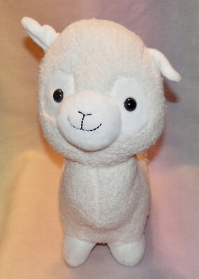 #ad WHITE LAMB * HUG AND LUV * SPARKLE FLECKS * 15X14 INCH * CUDDLY AND CUTE * $15.99