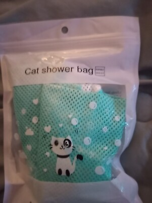 #ad Cat Bathing Bag Puppy Cleaning Shower Bag Grooming Bag for Bathing Anti Scratch $7.49