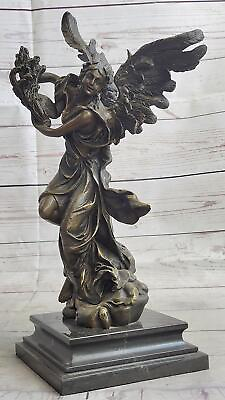 #ad #ad Mythical Greek Winged Goddess Ceres Angel Mythology Harvest Bronze Sculpture Art $149.50