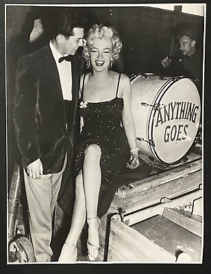 #ad 1954 Marilyn Monroe Original Photograph Korean War USO Tour Type 1 Photo Candid $900.00