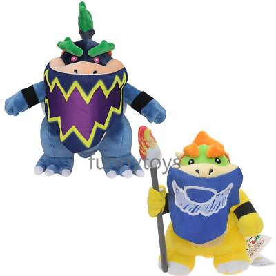 #ad Super Mario Bros Wonder Plush Toys Dark Bowser Jr. Soft Stuffed Doll Gifts $28.99