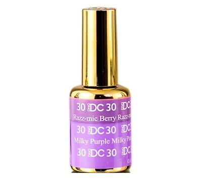 #ad #ad DND DC Mood Change Razzmic Berry to Milky Purple 30 Gel LED UV Gel Polish .6oz $11.49