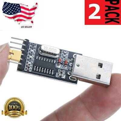 #ad 2 PC 6 Pin USB 2.0 to TTL UART Module Serial Converter CH340G Module STC 5V 3.3V $4.99