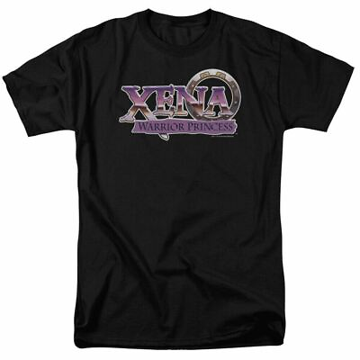 #ad Xena Warrior Princess Logo T Shirt Mens Licensed Classic TV Show Black $21.69