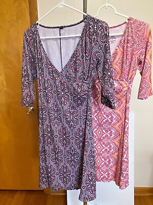 #ad PrAna Women’s Two Medium Dresses pink slightly worn other new. Soft. $28.00