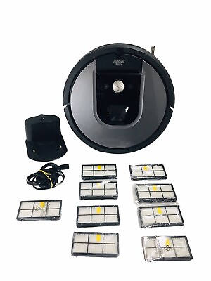 #ad iRobot Roomba 960 Wi Fi Robot Vacuum w Home Base amp; 9 Filters UNTESTED PARTS ONLY $89.99