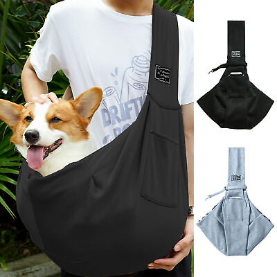 #ad Small Pet Dog Cat Carrier Shoulder Sling Bag Tote Outside Travel Polyester Bag $19.70