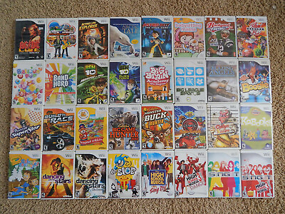 #ad Nintendo Wii Games Choose from Selection $3.95 $5.95 Each Buy 3 Get 4th Free $3.95