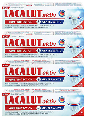 #ad 4 LACALUT GUM PROTECTION amp; GENTLE WHITE Daily German Toothpaste 75ml $49.49