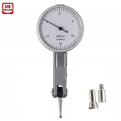 #ad .030quot; Dial Test Indicator High Precision 0.0005quot; Graduation 0 15 0 White Face US $12.98