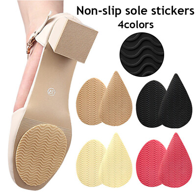 #ad 3 Pair Anti Slip Sole Shoes Protector Pads Self Adhesive Stickers for High Heels $3.59