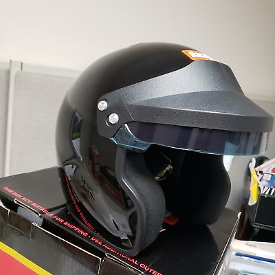 #ad RaceQuip 256005 Racing Helmet Snell SA 2020 Rated Gloss Black Large **OPEN BOX** $209.99
