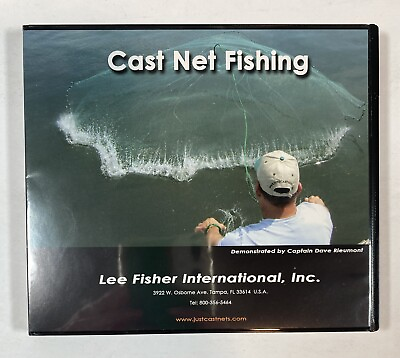 #ad Cast Net Fishing DVD Lee Fisher International *****DISC IS NEW $8.89