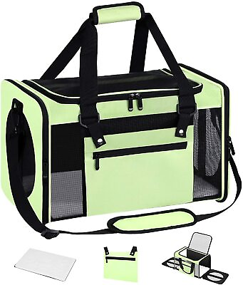 Cat Carrier Airline Approved Dog Carriers Soft Sided Collapsible Top Loading Bag $23.99