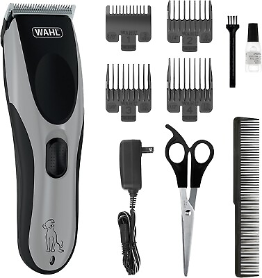 #ad WAHL Cordless Electric Professional Dog Clippers Pet Grooming Kit Trimmer Set $42.39