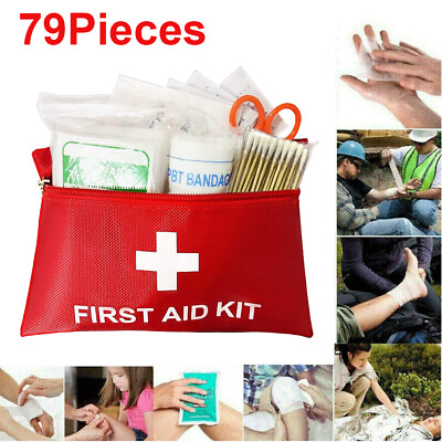 #ad Survival First Aid Kit Medical Emergency Military Trauma Bag Tactical Camping $55.99
