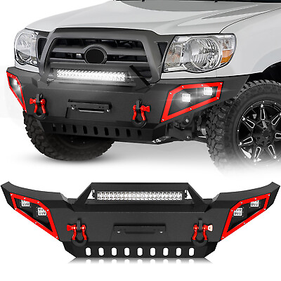 #ad Front Bumper for 05 2015 Toyota Tacoma 2nd Gen Pickup Truck w Skid Plate D ring $536.35