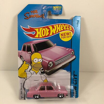 #ad Hot Wheels The Simpsons Family Car Pink Sedan 2015 Screen Time 9 10 112 365 C $17.99