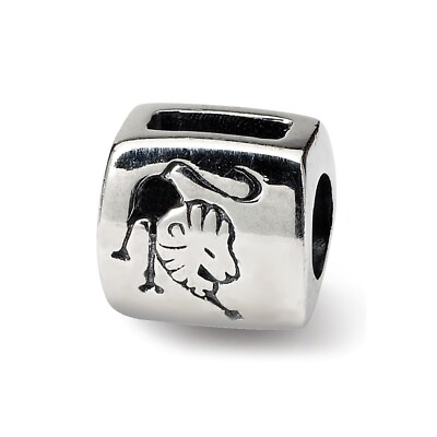 #ad Sterling Silver Leo the Lion Zodiac Bead Charm $40.98