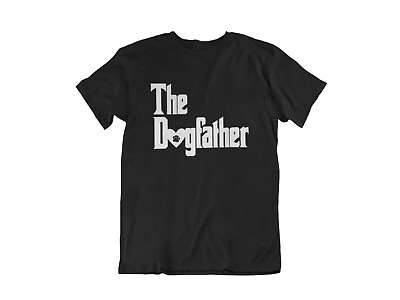 The DogFather Shirt Cute Dog Lover Gift T Shirt Fathers Day Dog Walker Christmas $14.49