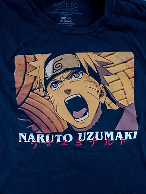 #ad Men#x27;s Naruto Kakashi Shippuden Collection Symbol Shirt. Size: XL Pre Owned $6.38