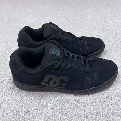 #ad DC Shoes Black Lace UP Skateboard Men#x27;s Size 13 Leather $29.99