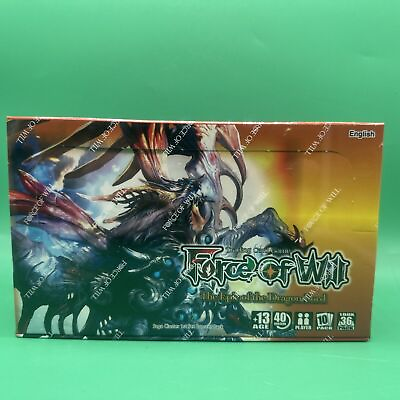 #ad Brand New Force of Will The Epic of the Dragon Lord Box W 36 Packs 10 cards ea $218.99