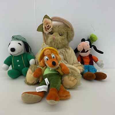 #ad Various Mixed Plush LOT Disney Brer Fox Boyds Teddy Bear Snoopy Goofy Stuffed $40.00
