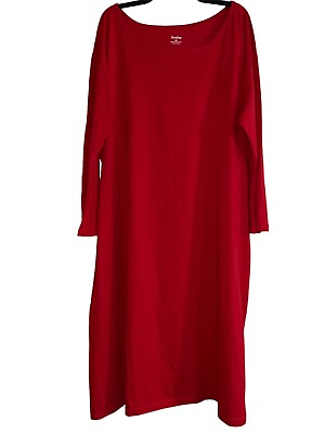 #ad NWT Svaha Midi Solid Print Dress SS114 $39.00