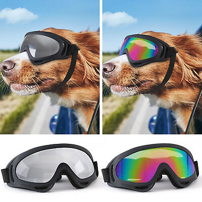 #ad Riding Dog Goggles Dog Glasses Straps Dog Goggles for to Breed Protection $11.06