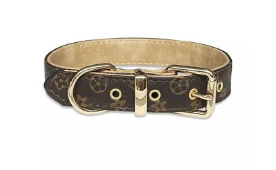 #ad Dog Collar Luxury PU Leather In XSSM OptionalMatching Leash $15.99