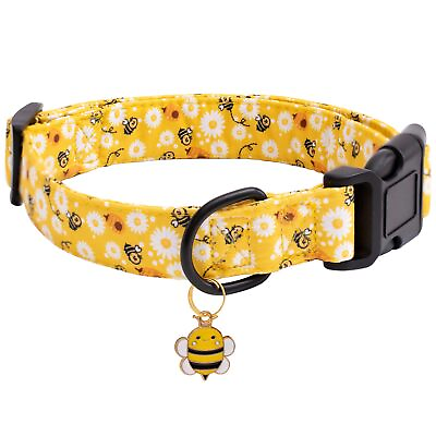 #ad Dog Collar for Small Medium Large Dogs Yellow Puppy Collars for Female Dogs F... $18.95