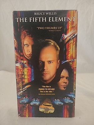 #ad The Fifth Element VHS 1997 Bruce Willis Gary Oldman $2.85