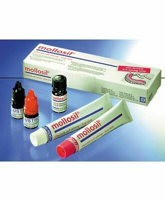 #ad NEW Mollosil Long Term Relining A silicone Material Kit Dental Supply $76.99