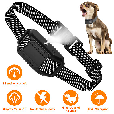 #ad Dogs Citronella Bark Collar Bark Collar Anti Barking Control No Electric Shocks $25.78