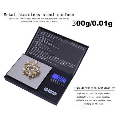 #ad Mini 300g 0.01g High Precision Digital Electronic Scale for Jewelry Kitchen Home $10.82