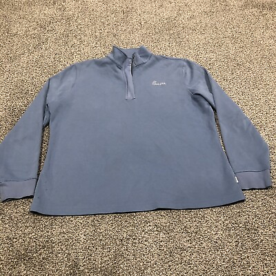 #ad Chick Fil A Shirt Adult Extra Large Blue Long Sleeve Employee Work Wear Mens $21.88
