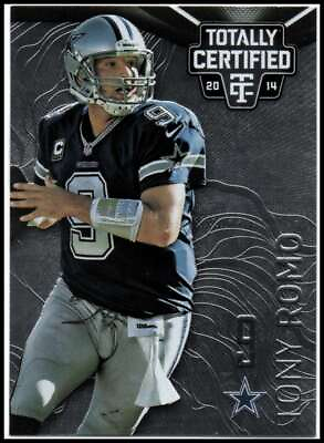 #ad 2014 Panini Totally Certified #27 Tony Romo Dallas Cowboys Football Card ID17473 $2.99
