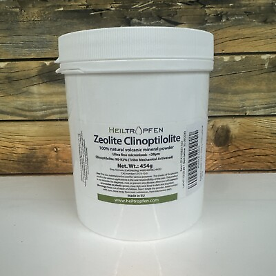 #ad Zeolite Clinoptilolite by Heiltropfen Supplement Powder 1 Pound 454 g Detox $27.99