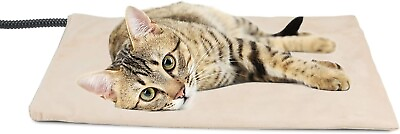 #ad NICREW Pet Heating Pad for Dogs and Cats Heated Cat Bed $19.99